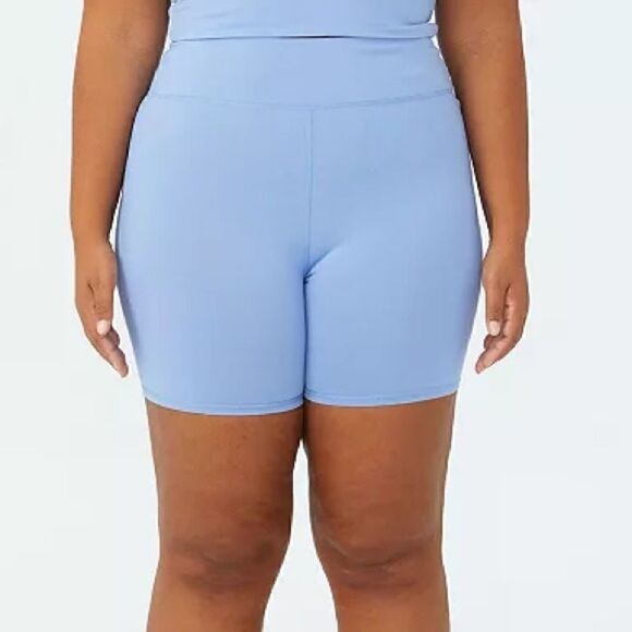 COTTON ON Trendy Plus Size Active Summer Bike Shorts Bike Shorts vivid Blue - Picture 1 of 6